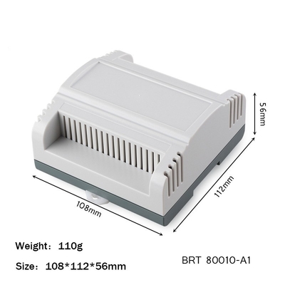 108*112*56mm Din Rail Enclosure For Electronic Diy Fireproof Plastic Housing Distribution Box