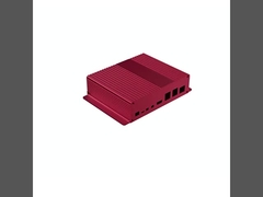 Анодированный черный алюминиевый корпус для охлаждения 160*46*150 мм с фланцевым настенным креплением