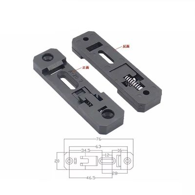 35mm Din Rail Fixed Clamp , Universal DIN Rail Mount Clip Snap In DIN Rail Mounting Bracket PCB DIN C45 Rail Mount Adapter PCB Mount Bracket Clips Mount Holder  20mm Width