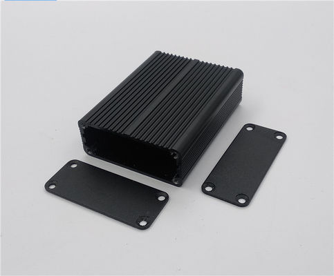 Low Height 46*19*60mm Powder-coated Enclosure Extruded Aluminum Instrument Enclosure