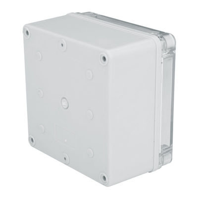 Clear Lid Black Base Plastic Screws IP66 Plastic Watertight Junction Seal Box 170*120*100mm