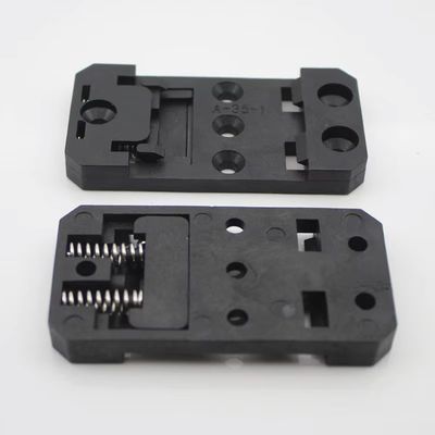 A-35-1 PA66 DIN Rail Bracket Plastic Clip Guide Rail Buckle Of Simple PCB Circuit Board Mounting Bracket DIN Rail Mounting PCB Carrier PCB Bracket