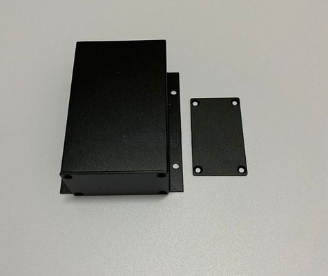 Corrosion Resistance Powder-coated Black Wall Mount Aluminum Enclosure Box For Power Distribution Systems 51mm Width