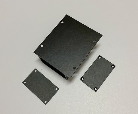 Corrosion Resistance Powder-coated Black Wall Mount Aluminum Enclosure Box For Power Distribution Systems 51mm Width