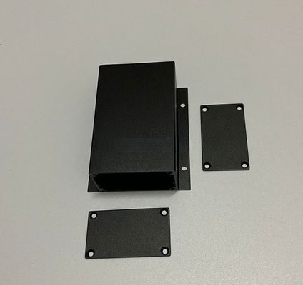 Corrosion Resistance Powder-coated Black Wall Mount Aluminum Enclosure Box For Power Distribution Systems 51mm Width