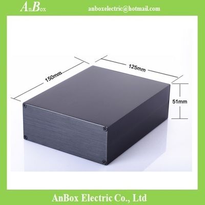 Extruded Satin 125x51x110/150/160/180mm DIY Aluminum Industrial Enclosure For Project Box