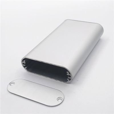 DIY Power Bank Width 60*21*100mm Aluminum Project Enclosure Box in Silver 1PC MOQ