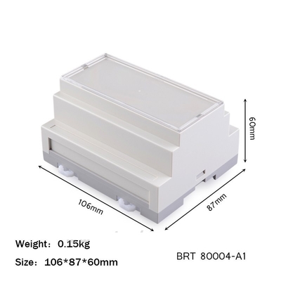 приложение рельса Din Plc Ul 94 V0 Diy Abs 106*87*60mm для проекта электроники