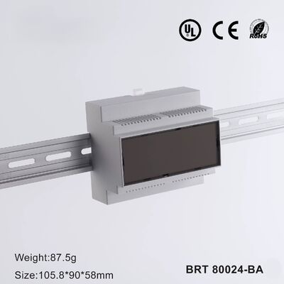 6 Модуль DIN Rail Enclosure Белый DIN Rail Housing PLC Промышленный контроллер