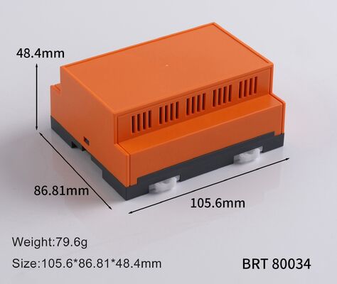 ДИН железнодорожный корпус BRT80034 105.6x86.8x48.4mm DIN железнодорожный ящик для промышленного управления и питания